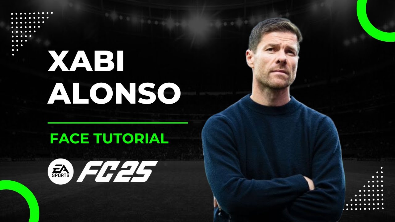 EA FC25 Manager Creation Guide: Xabi Alonso Lookalike Face Tutorial