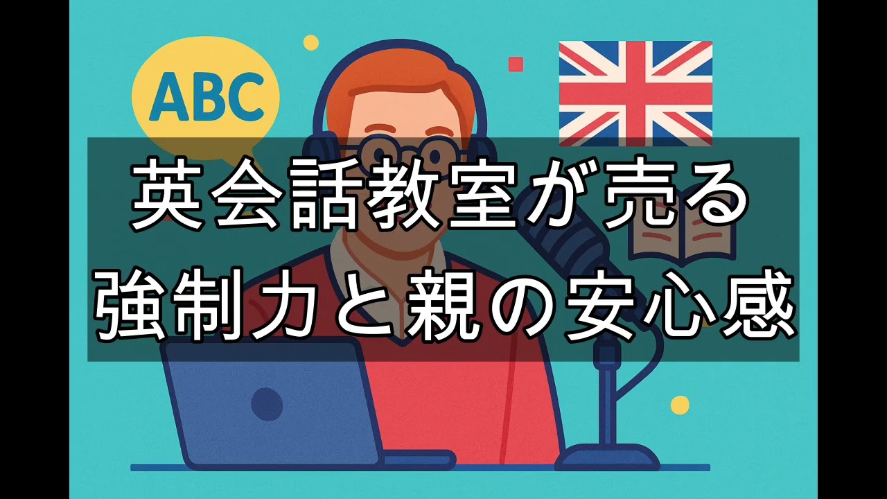 英会話教室が売る強制力と親の安心感