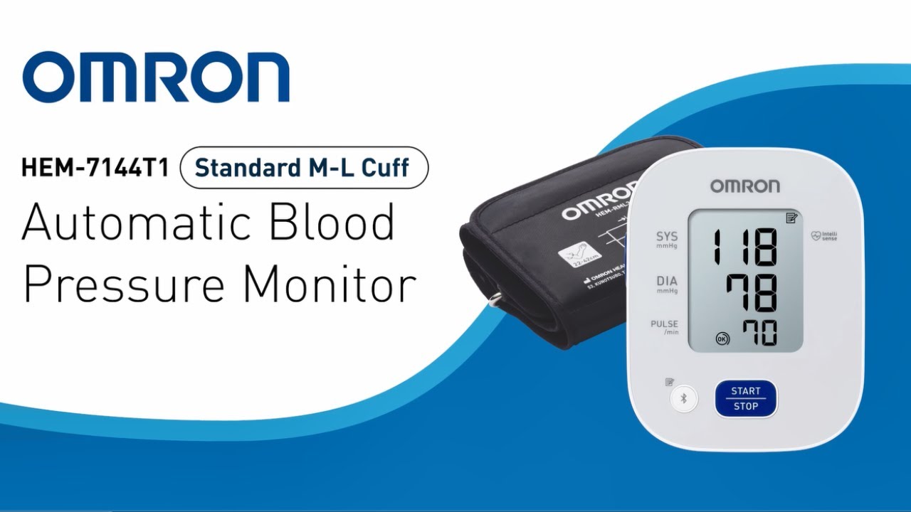 Omron HEM7144T1 | Automatic Blood Pressure Monitor