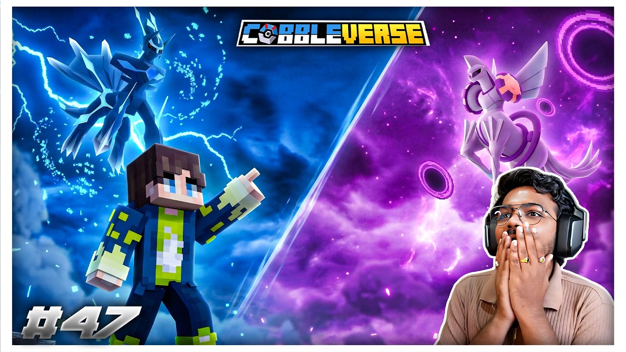 Dialga & Palkia Statue Ritual ⚡ in Cobbleverse Minecraft