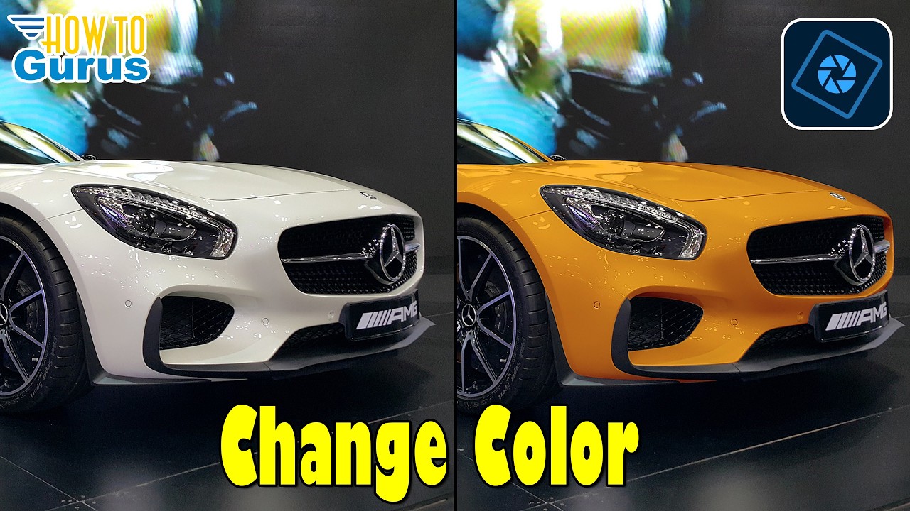 Photoshop Elements Car Color Change Tutorial (Realistic Results)
