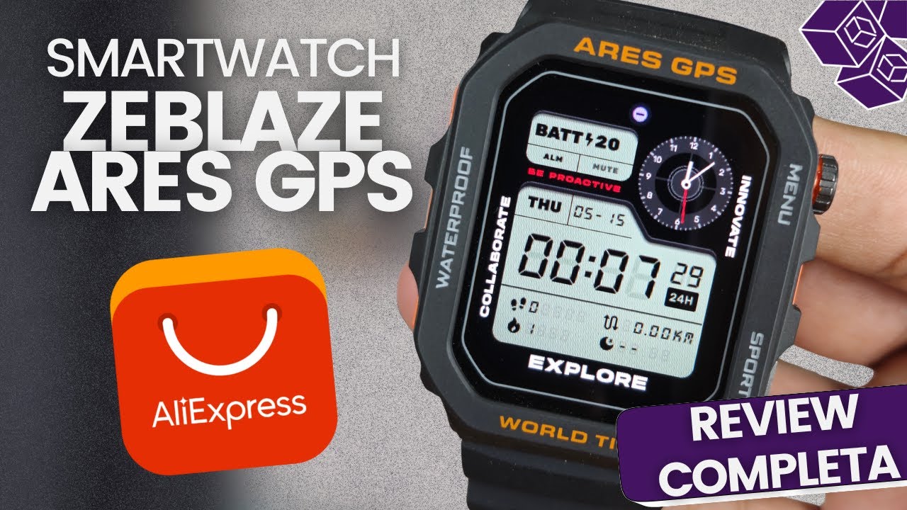 SMARTWATCH ZEBLAZE ARES GPS • TESTAMOS TODAS AS FUNÇÕES • REVIEW
