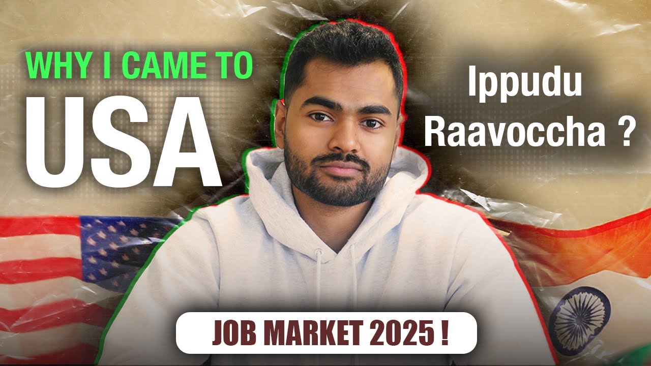 🇺🇸 2025 లో Should you come to US ? Why I came ?  తెలుగు lo | MS in USA 🇺🇸