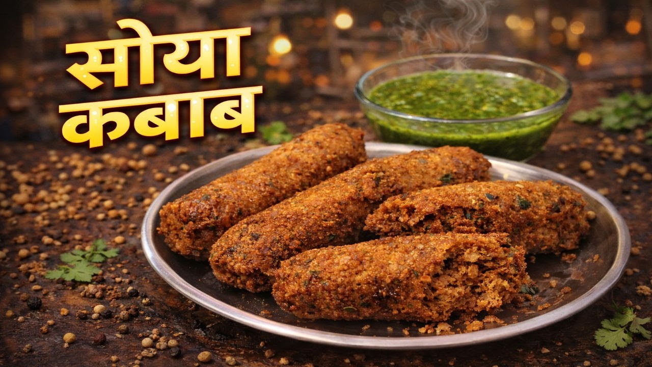Soya Bean Kabab Recipe | Soya Bean Kabab kaise banaye | Meri Rasoi |