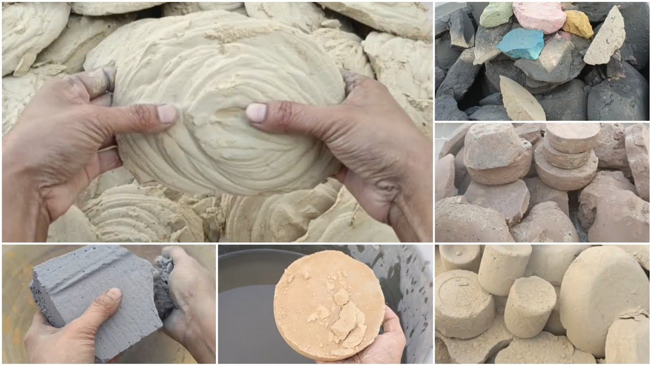 ASMR PURE MUDDY TEXTURES DRY FLOOR +CLAYPOT + WATER CRUMBLING by @attitudegirlasmr 