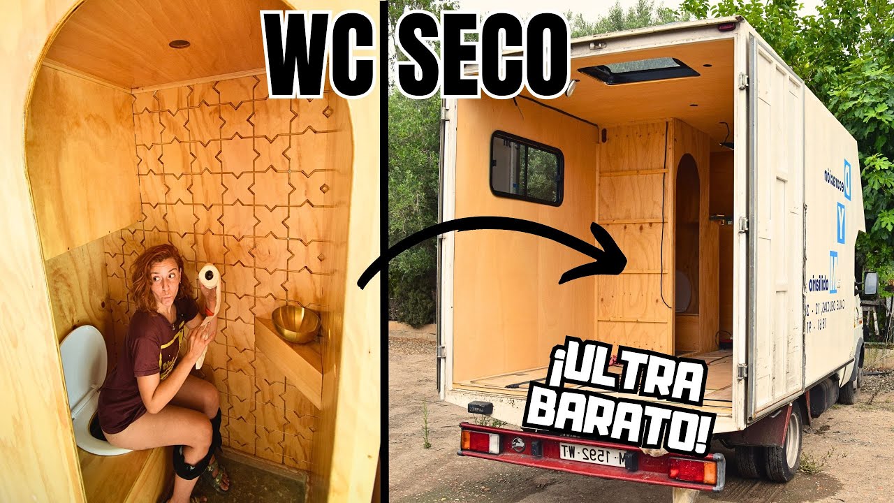BAÑO SECO CAMPER BARATO 🚐 WC Casero con Separador 🚽
