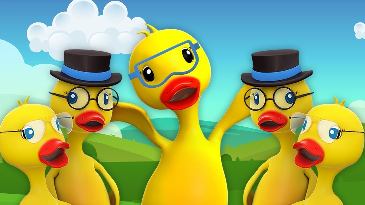 lima bebek besar | lagu anak-anak | Five Big Ducks | Farmees Indonesia | Lagu Anak | Kids Song