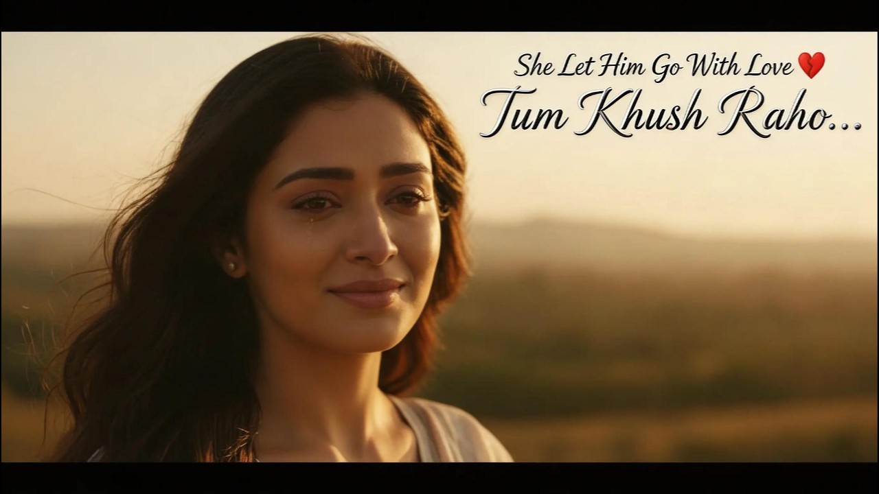 Tum Khush Raho 💔|  She Let Him Go With Love | Heart Touching Hindi Sad Song | TereMelodies