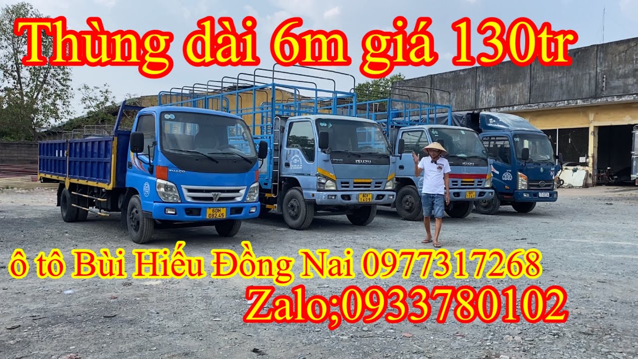 Từ 130tr Báo giá Xe tải cũ #Thùng dài 6m giá bất ngờ từ 2 đến 5 tấn