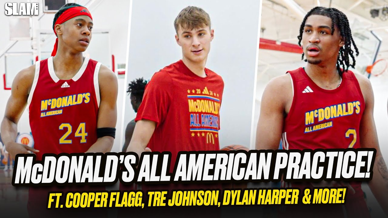 Scouts Watch Cooper Flagg & Dylan Harper at McDonald’s Practice 🍔🚨 DAY ONE RECAP