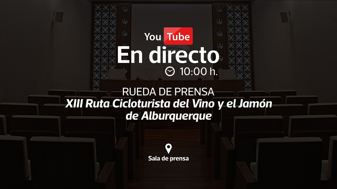 RUEDA DE PRENSA | XIII Ruta Cicloturista del Vino y el Jamón de Alburquerque