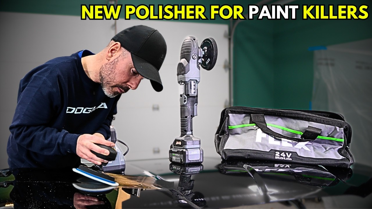 NEW** FLEX 24V Rotary Polisher – Cut through clear coat?