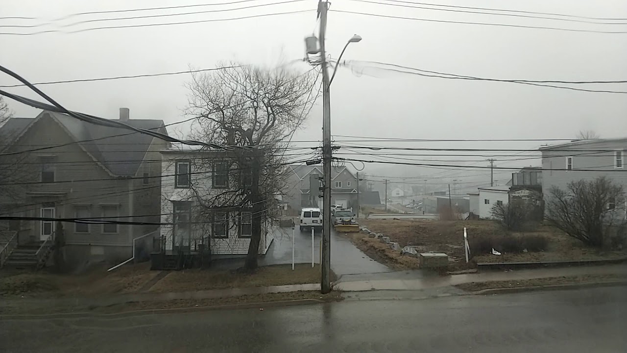Saint John, NB Thunderstorm with Heavy Rain 4/15/2019