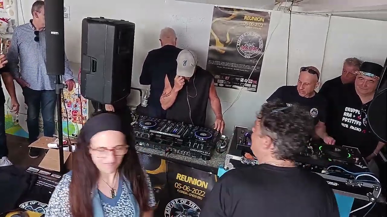 Reunion  Rete  Radio Azzurra   DJ Beppe Loda   Claudio TBC   Garda Lake Brescia   Italy