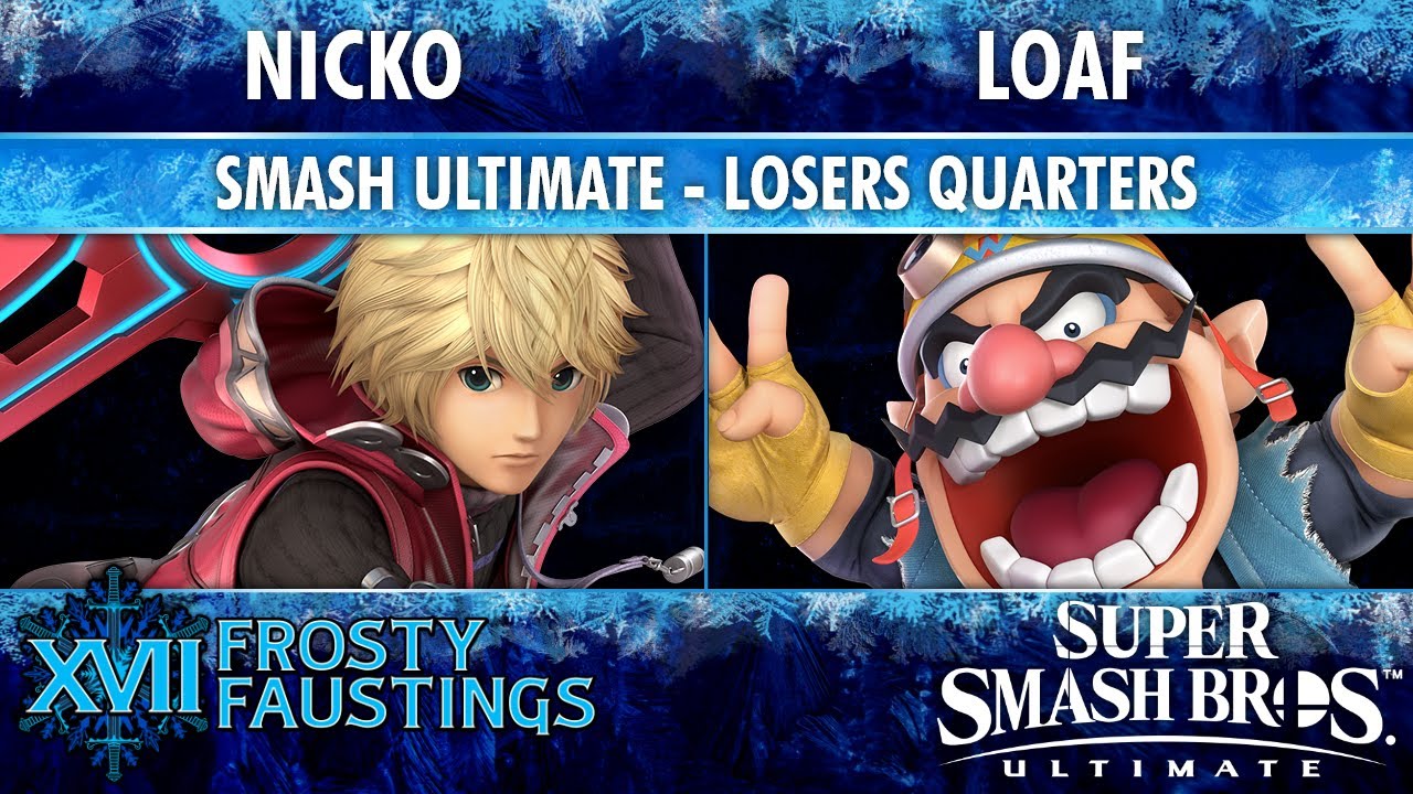Frosty Faustings XVII LOSERS QUARTERS - Nicko (Shulk) vs loaf (Wario) - Smash Ultimate