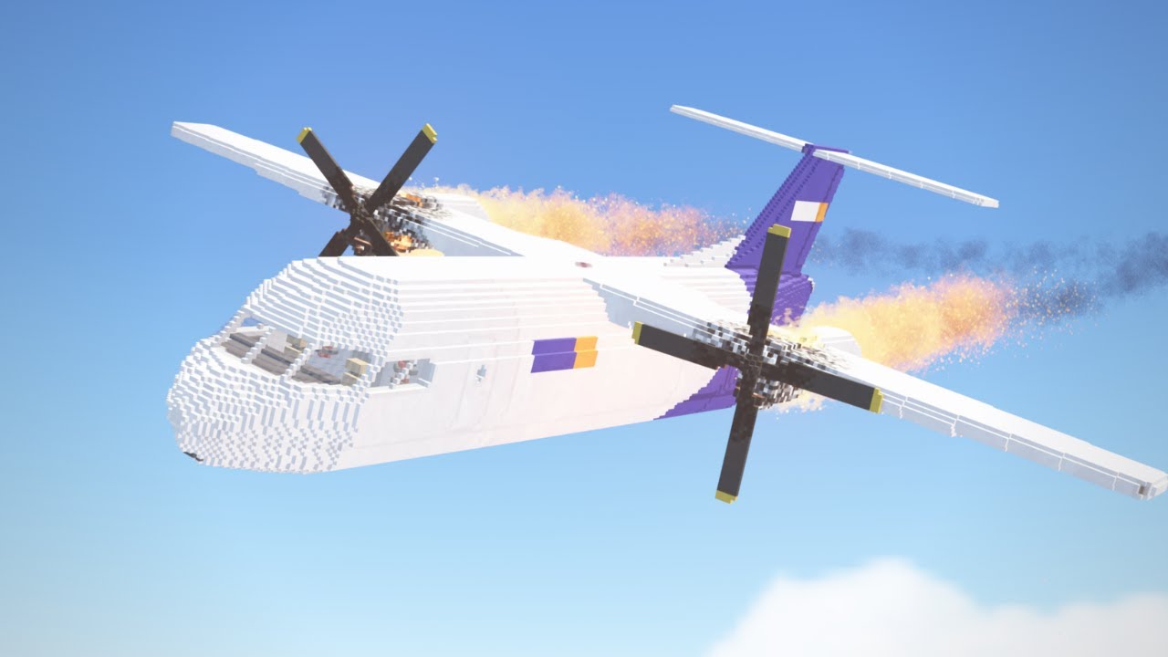 Realistic Airplane Crashes And Shootdowns 💥#4 | Teardown