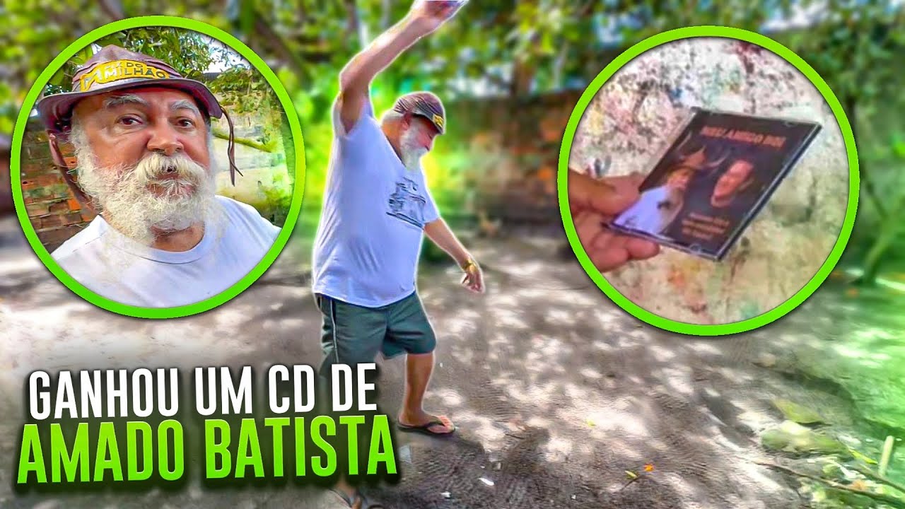 LUIZ DO SOM GANHOU UM CD DO AMADO BATISTA E FICOU BRABO | RECEBIDOS DO LUIZ DO SOM