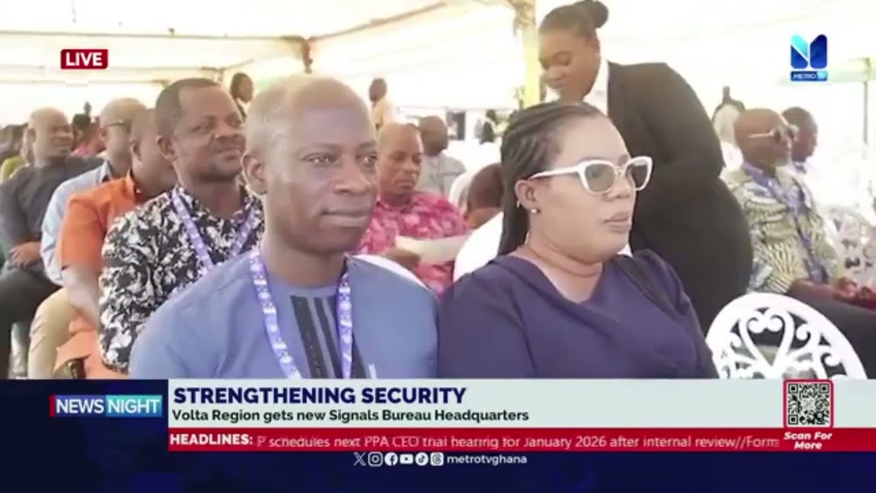 Strengthening Security: Volta Region Gets New Signals Bureau Headquarters.