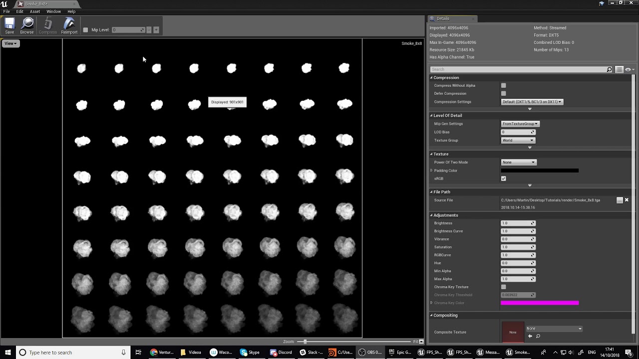 Simplified Houdini to UE4 Flipbooks
