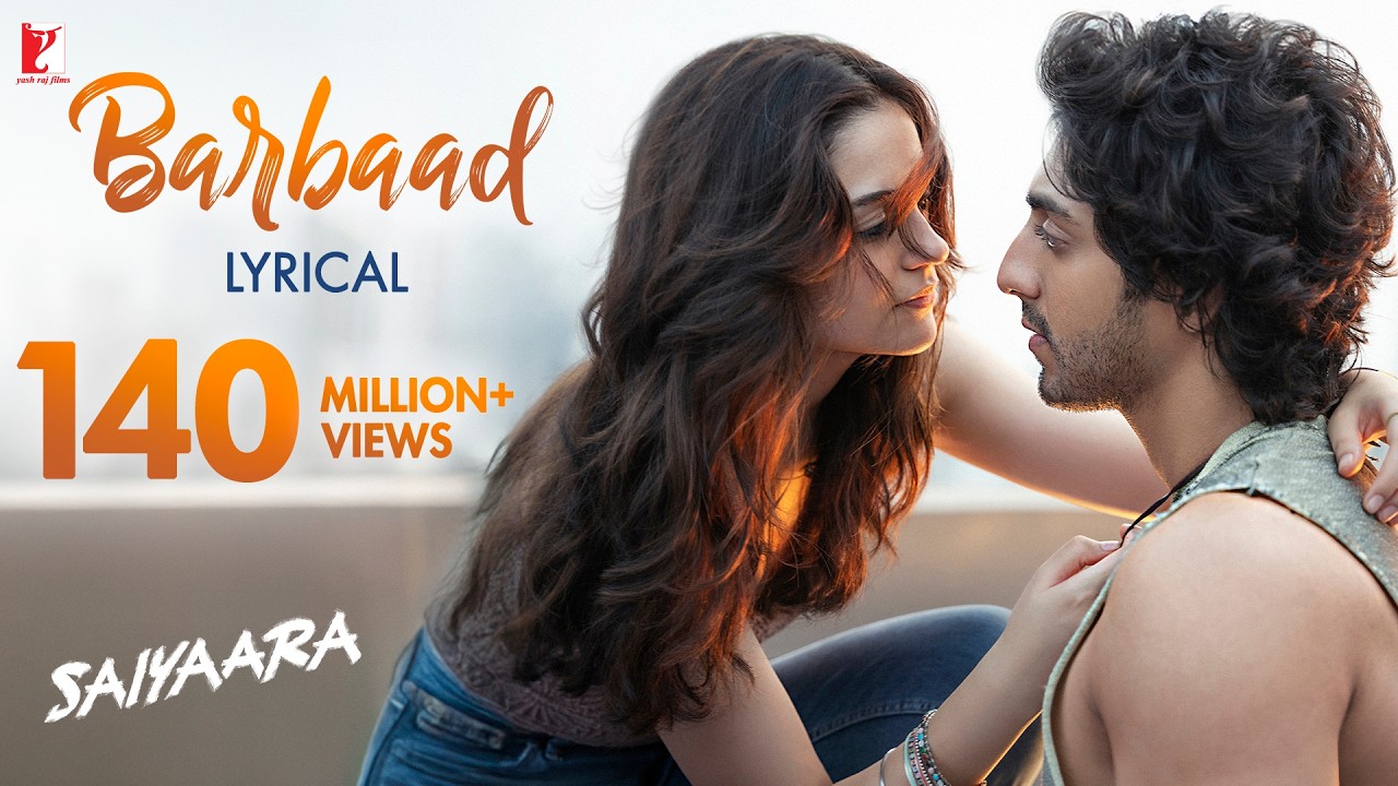 Lyrical | Barbaad Song | Saiyaara | Ahaan Panday, Aneet Padda | The Rish | Jubin Nautiyal