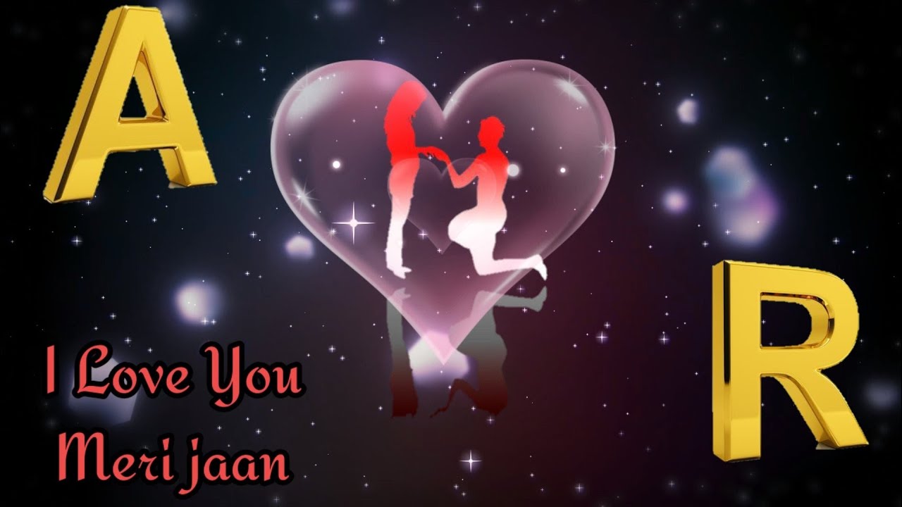 A♥️R love status 😍🌹👩‍❤️‍💋‍👨🤗 || New trending name art video || 