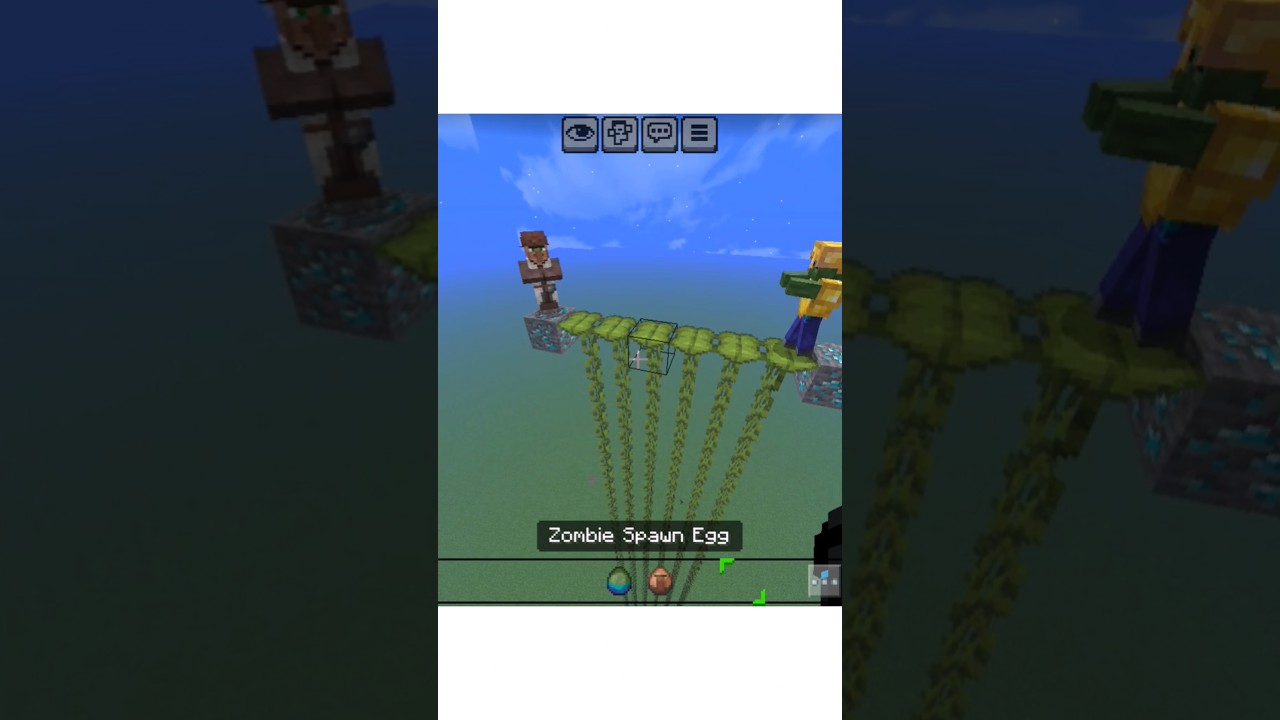 Zombie IQ Test 🤯🧠 #minecraft #shorts
