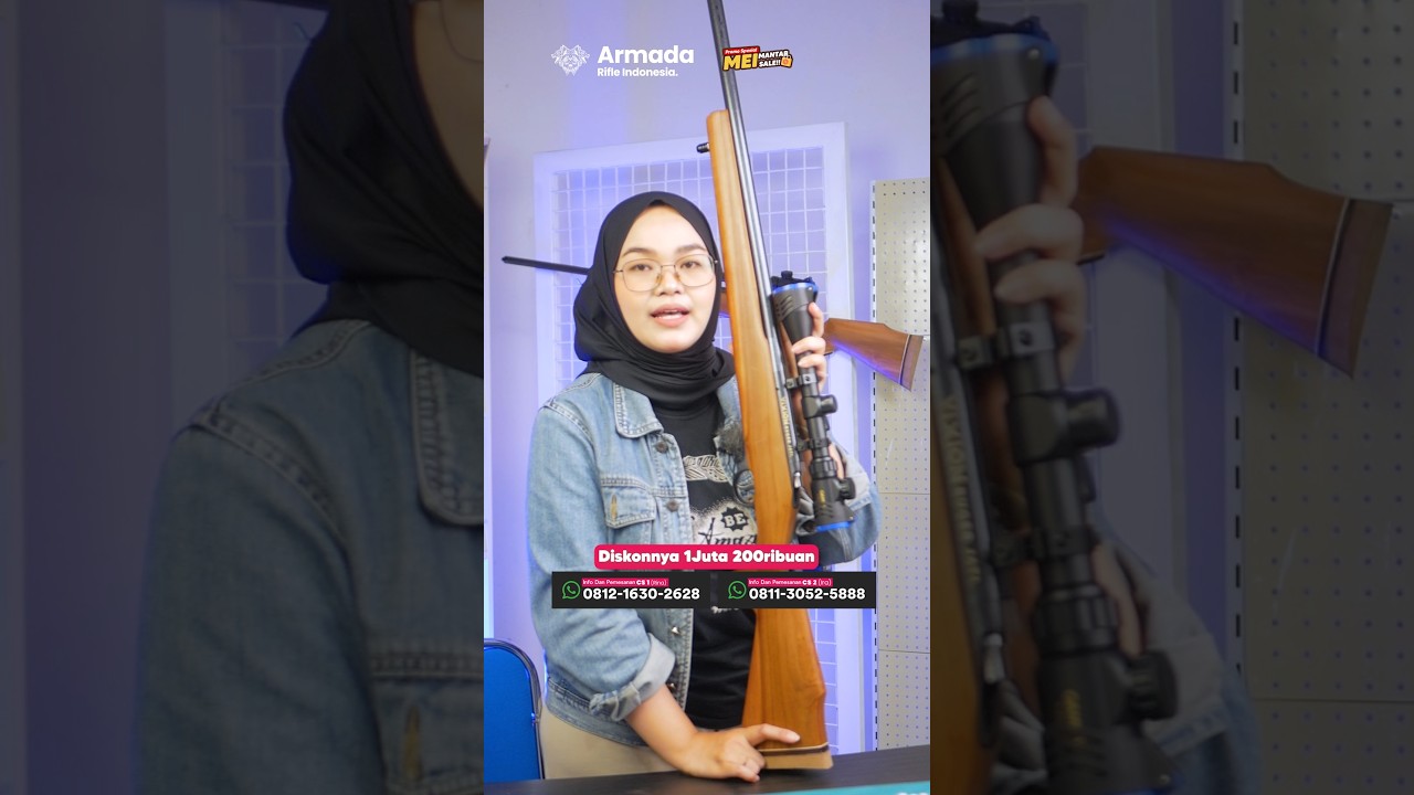 PCP Ruger Jati Vixion big game diskon harga 1 jutaan!! fullset makin murah #senapanangin #pcp #viral