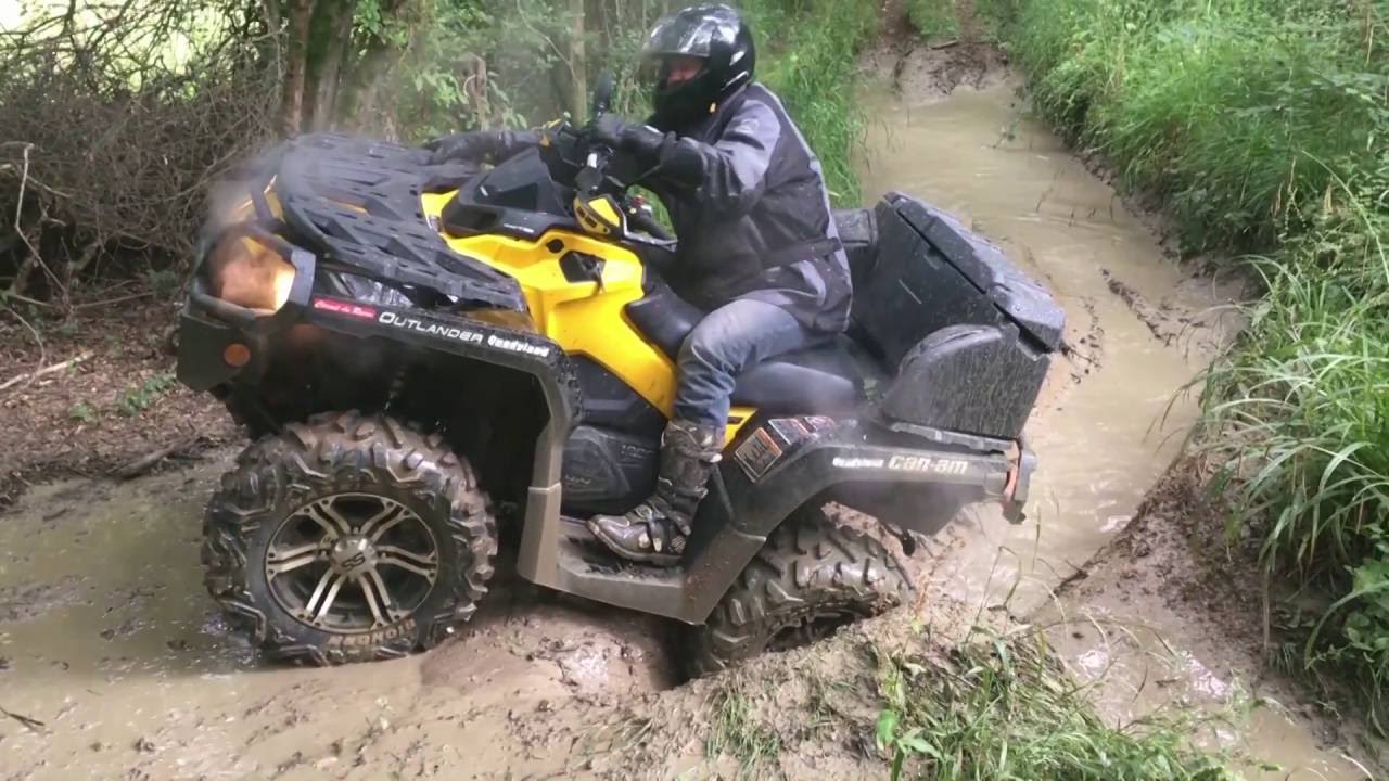 Quad  dans l'Oise