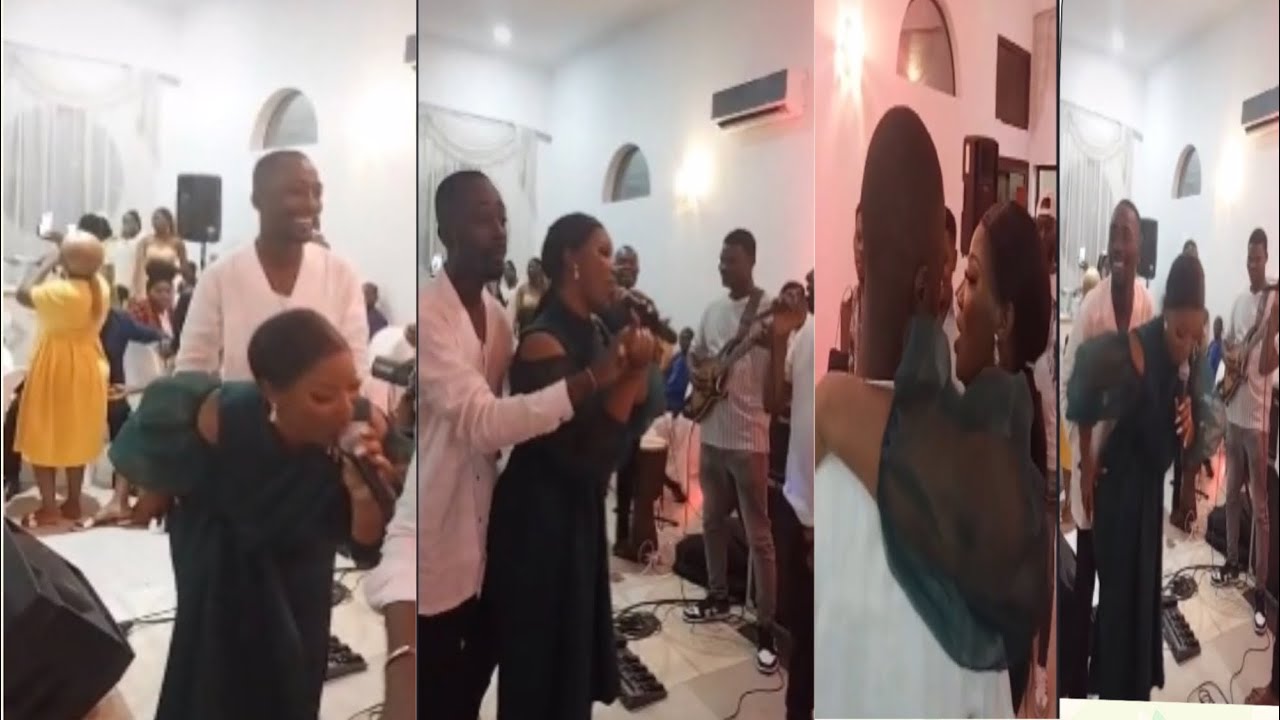 ROSELINE LAYO VEUT MOUGOU SON MARI AU MARIAGE