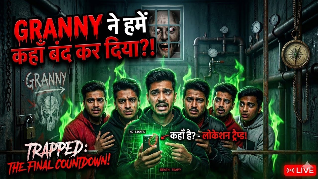 GRANNY NE HUMEIN SECRET ROOM MEIN BAND KAR DIYA! 😱 (Ab Kya Hoga?) #new #video #granny Horror game 