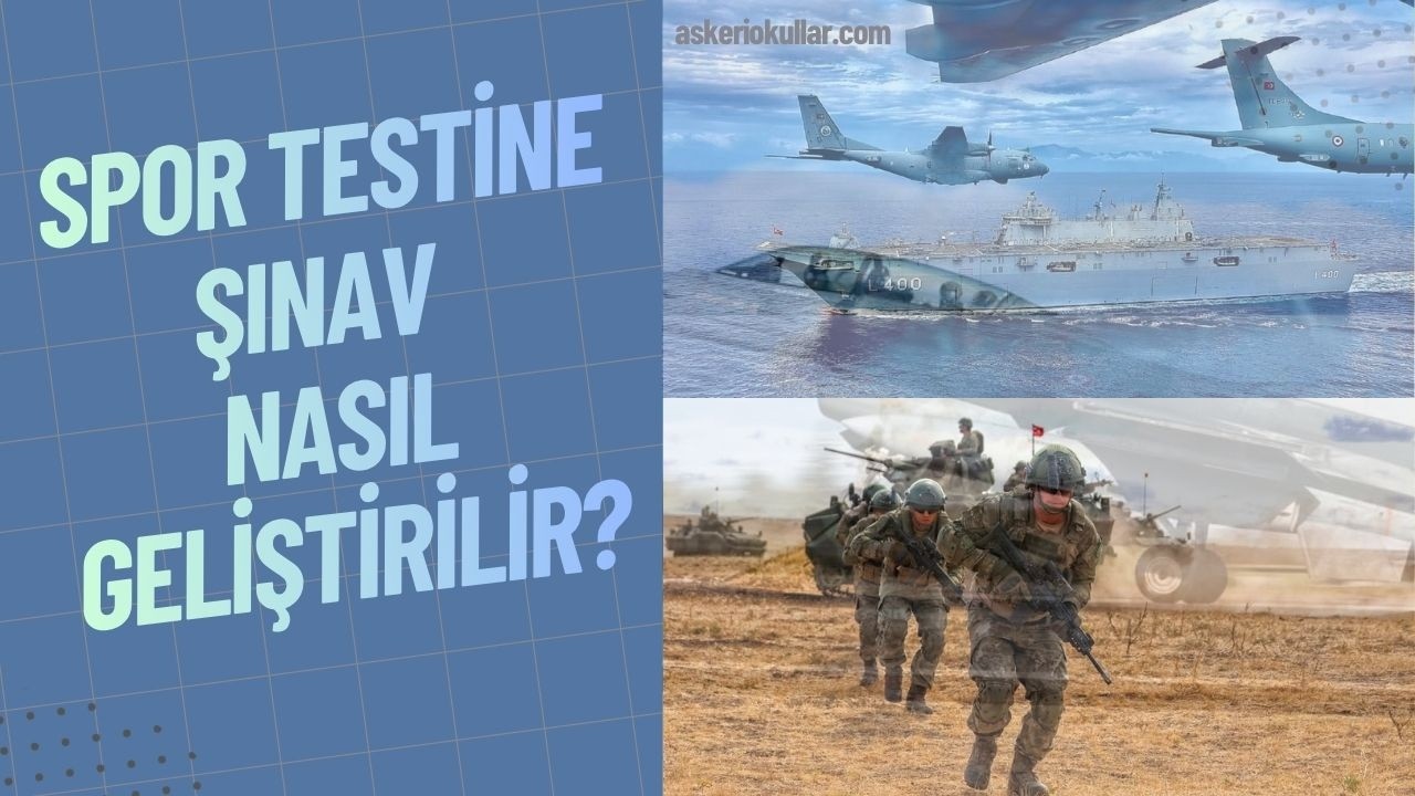 MSÜ SPOR TESTİ ŞINAV NASIL GELİŞTİRİLİR?