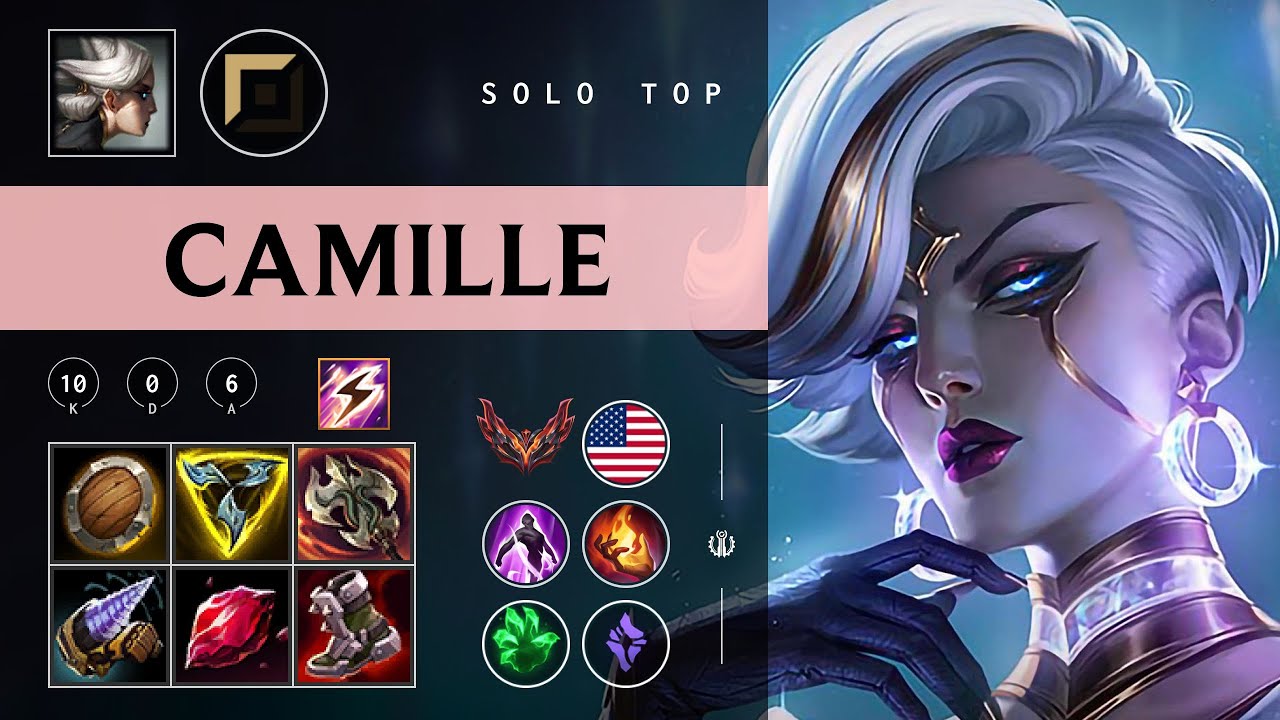 Camille Top vs Gangplank - NA Grandmaster Patch 26.02