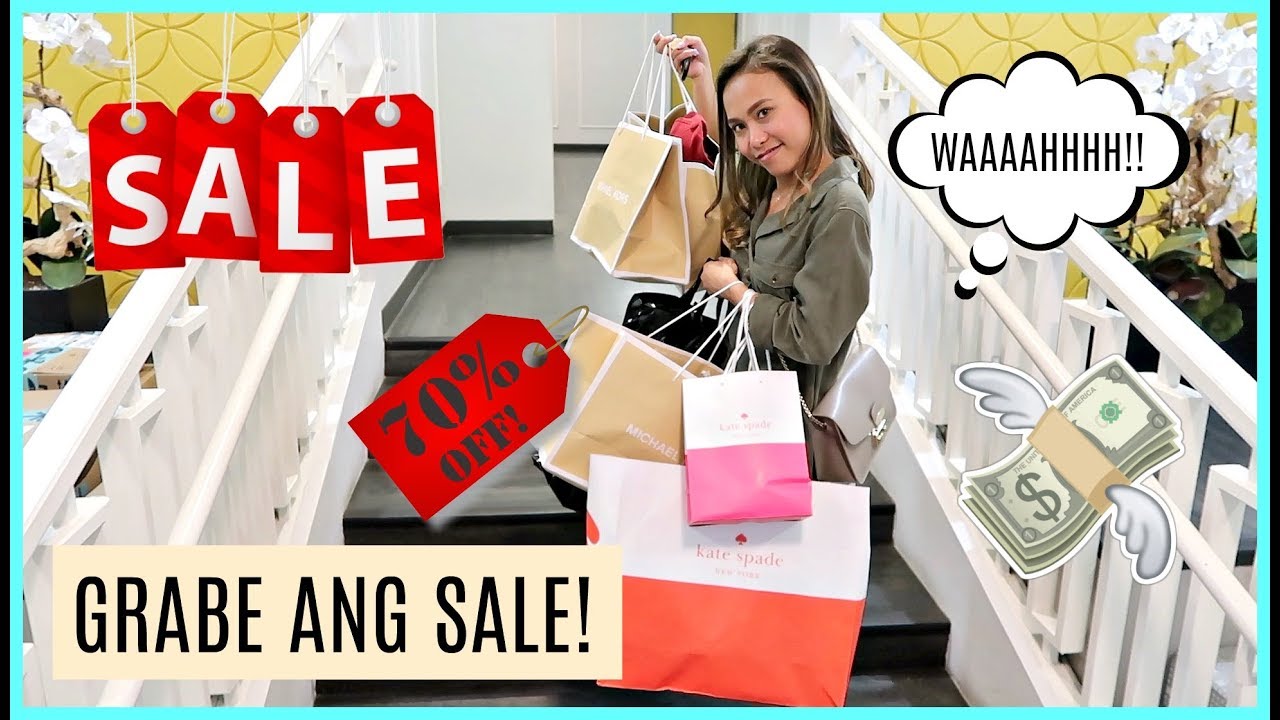 SOBRANG MURA NALANG! 70% OFF NA MICHAEL KORS & KATE SPADE (OUTLET SHOPPING!) ❤️ | rhazevlogs