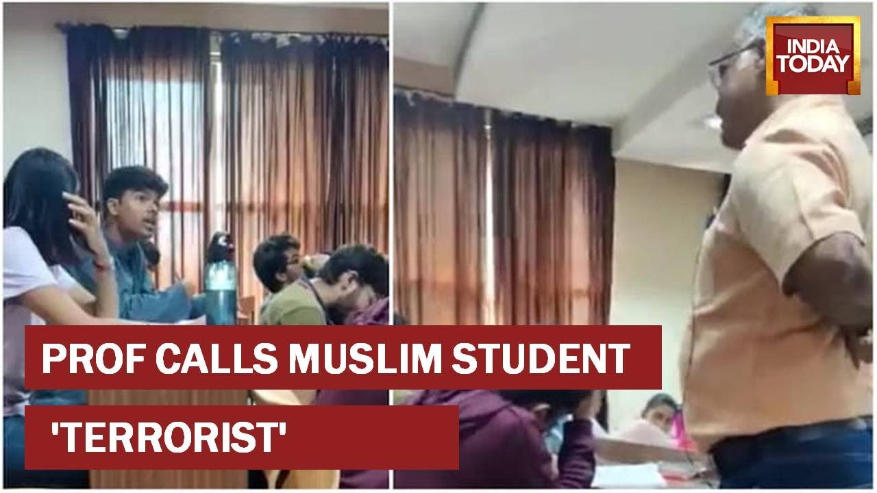 MIT Professor Calls Muslim Student 'Terrorist' In Class, Suspended & Probe Ordered | Karnataka News