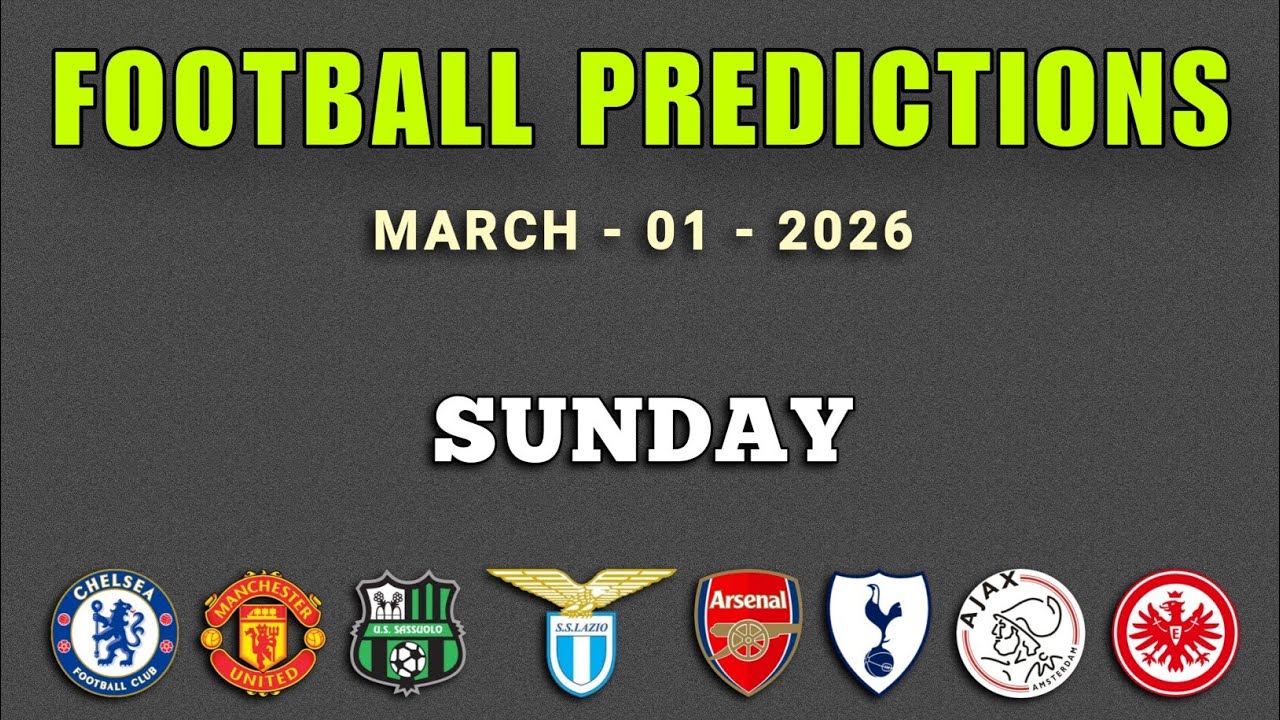 FOOTBALL PREDICTIONS TODAY | Premier League | La Liga | Bundesliga | GoalIQ, #footballprediction