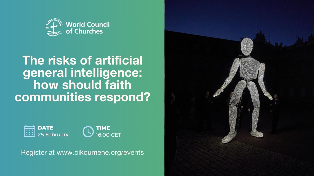WCC webinar: The risks of artificial general intelligence: how should faith communities respond?