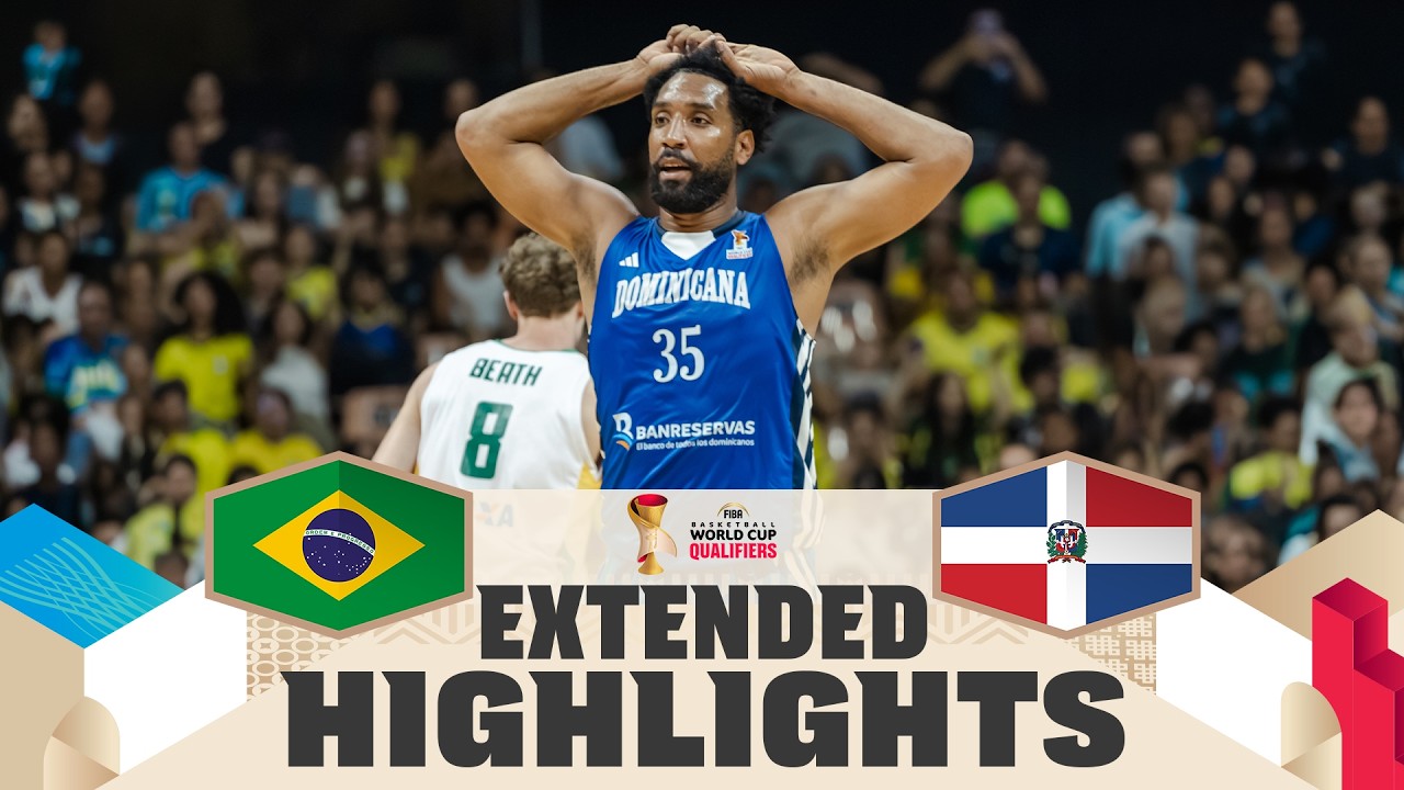 Brazil 🇧🇷 v Dominican Republic 🇩🇴 | Ext. Highlights | FIBA Basketball World Cup 2027 Americas Qualif