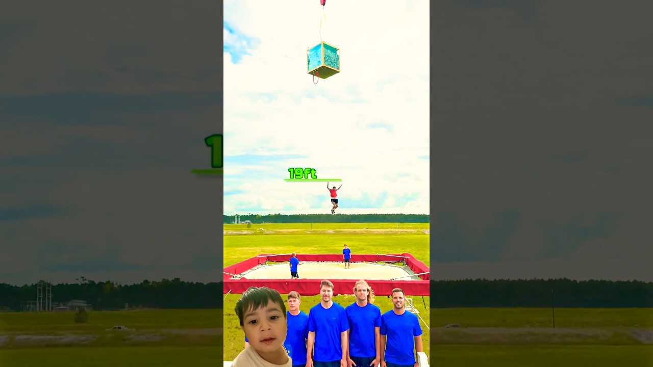 Mr Beast  jumping Challenge 😎 #fun #skydiving #paintball # #extremefun #funjump