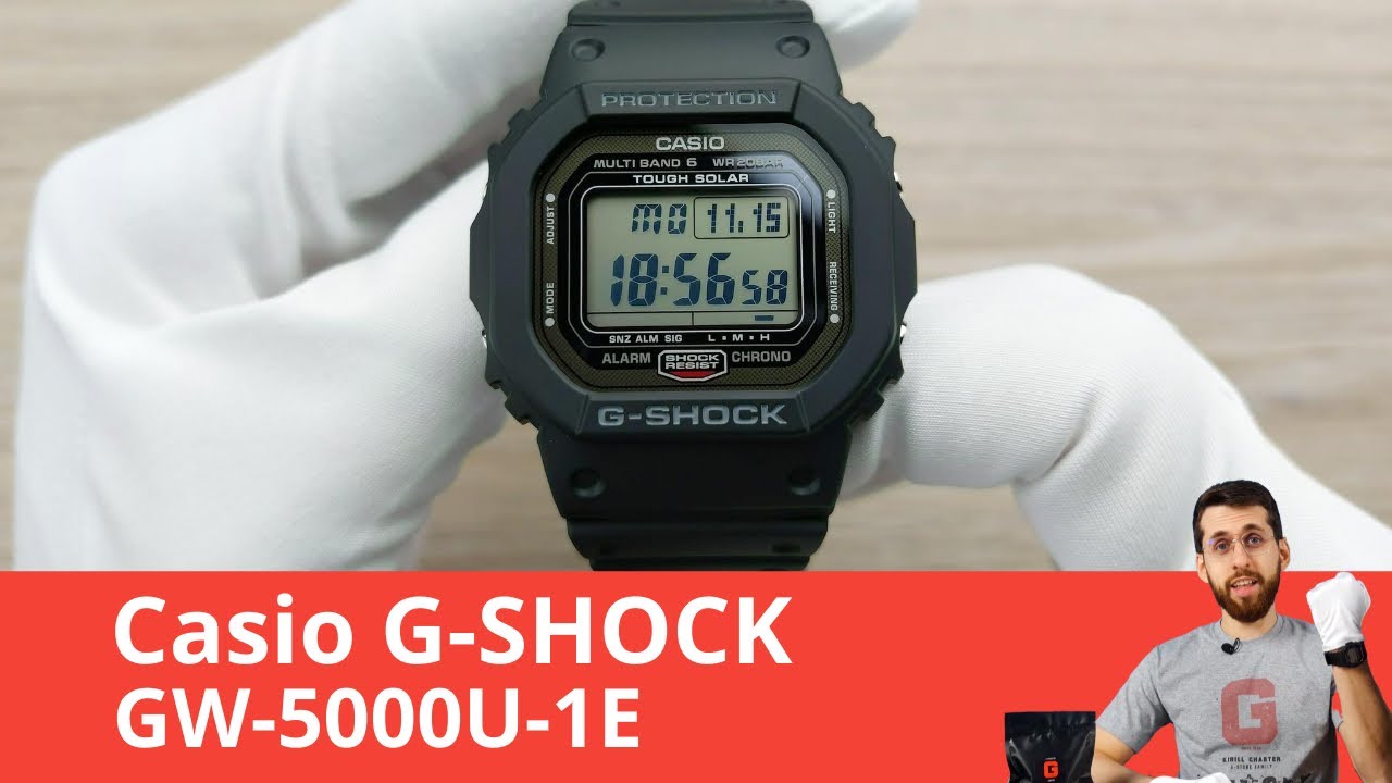 Легенда с обновлённым модулем / Casio G-SHOCK GW-5000U-1E