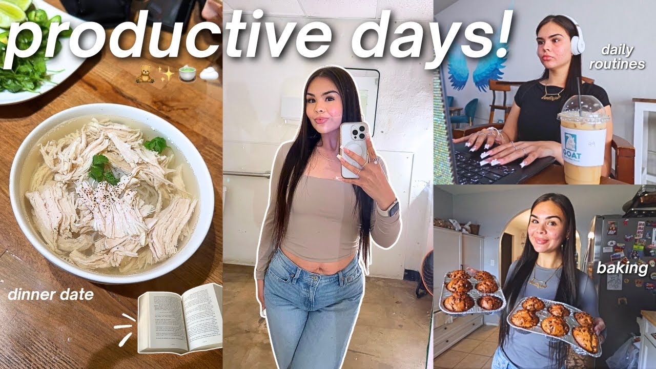 PRODUCTIVE VLOG 🌤️ 5AM Mornings, Healthy Habits, Staying Locked In & Daily Routines