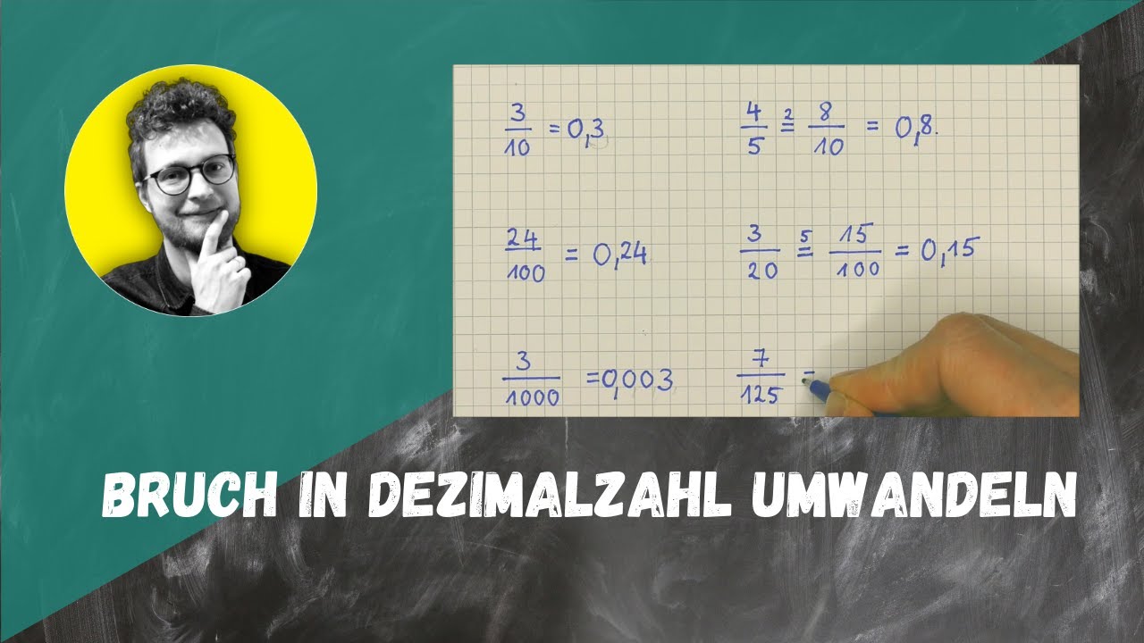 Bruch in Dezimalzahl umwandeln |  Mathe Mit MatheManu