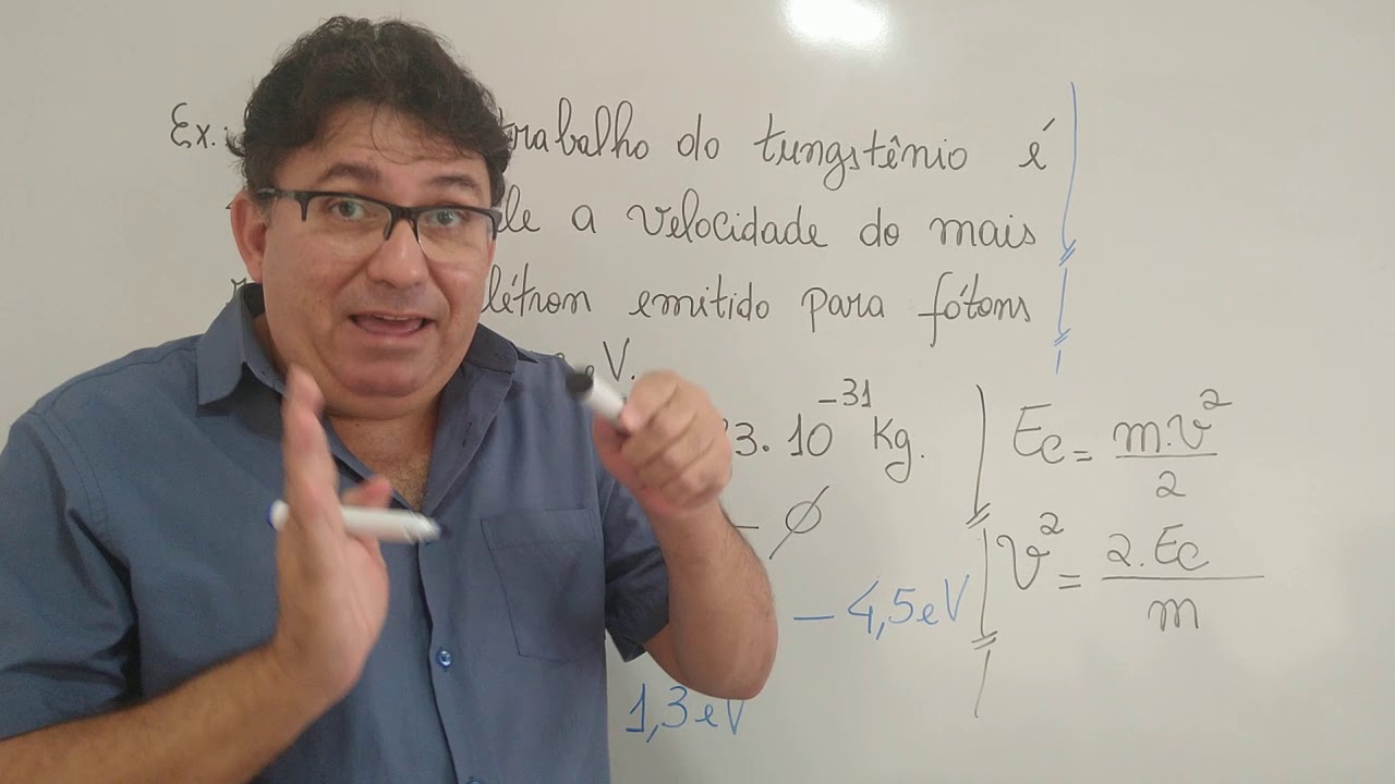 Efeito Fotoelétrico - Exemplo resolvido.