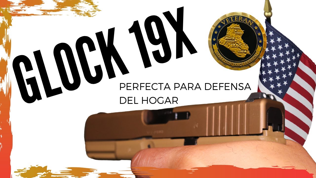 PISTOLA GLOCK 19X EN ESPAÑOL//PERFECTA PARA DEFENSA DEL HOGAR