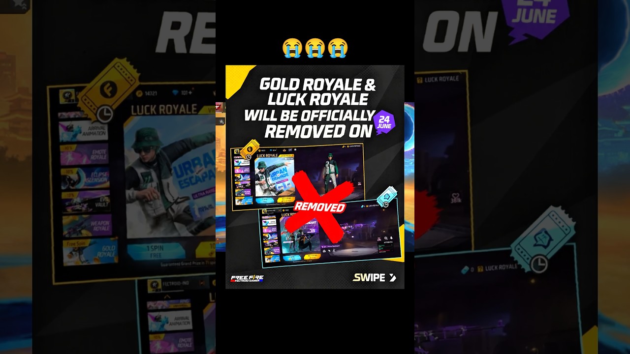 Gold Royale Khatam 😭💔 | free fire new update // #freefire #shorts #viralshorts
