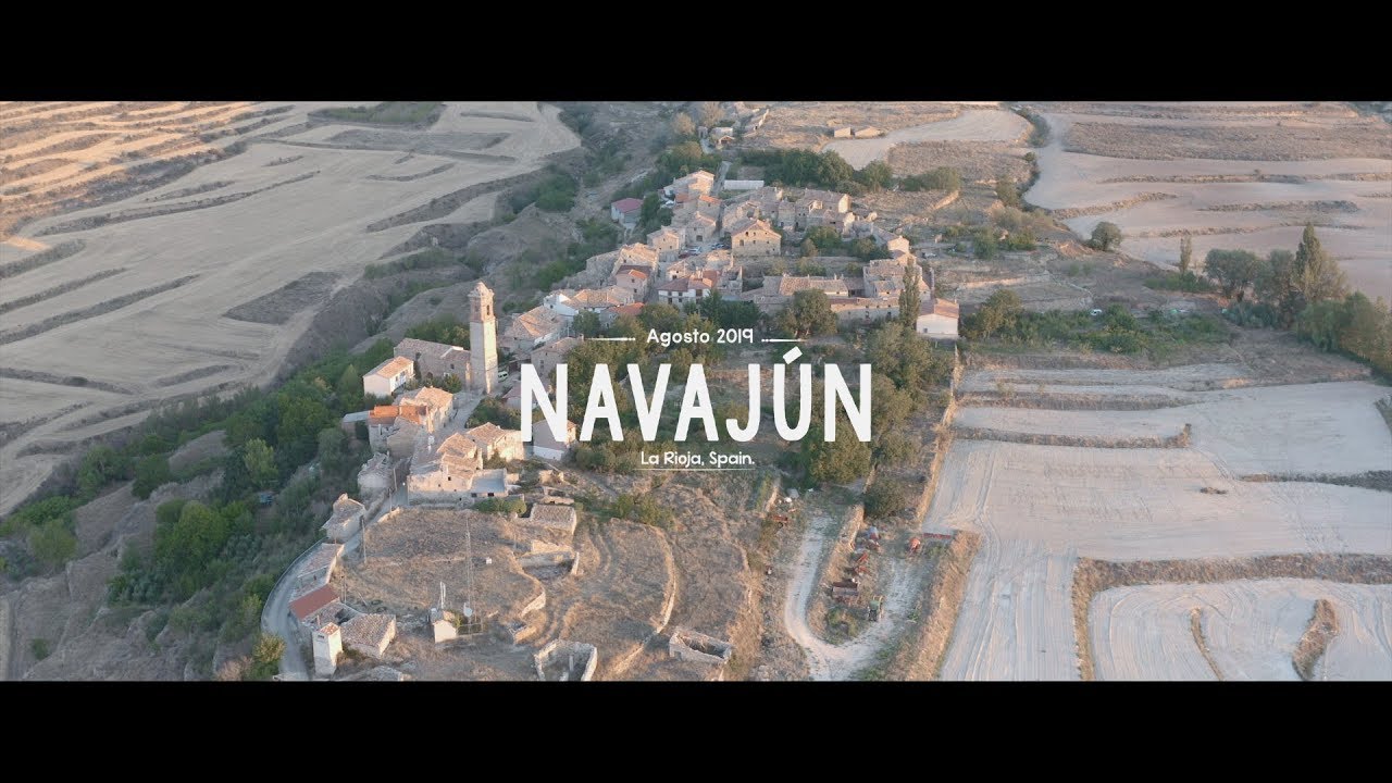 Recordando Navajún, La Rioja desde el aire. Año 2019