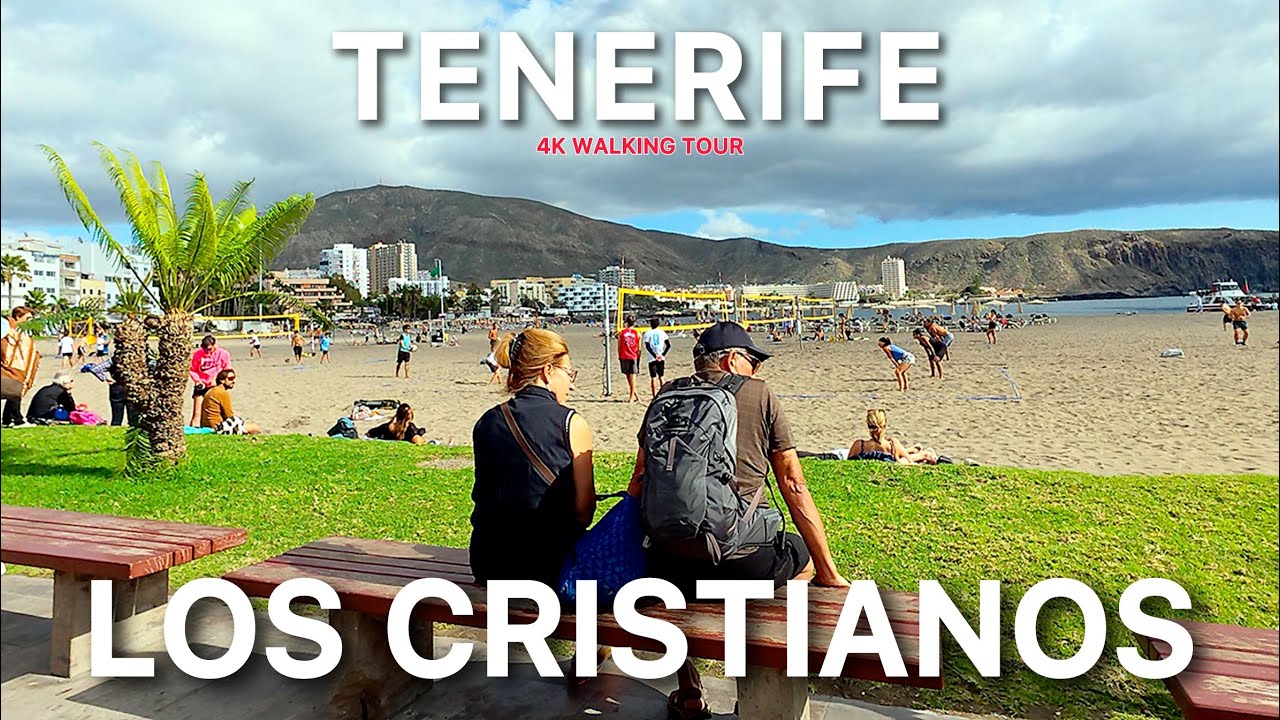 TENERIFE - LOS CRISTIANOS 🤩 What does it look like today? Vibe and weather 4K