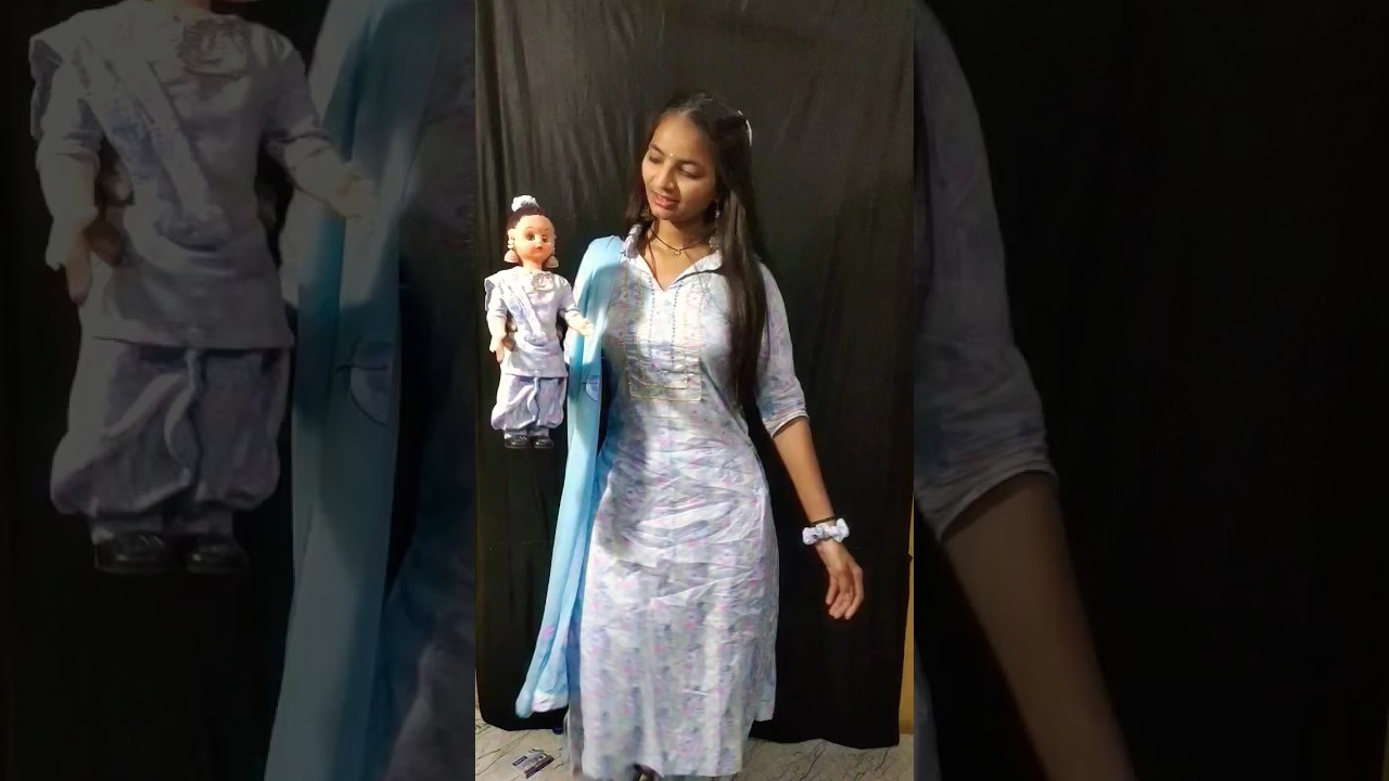 Suit Salwar for Doll  | How to Make Barbie Dress Easy | Barbie Clothes | make suit salwar for doll