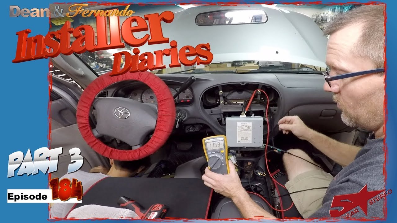 We finish up a 04 Toyota Sequoia JBL factory stereo removal Installer Diaries 184 part 3