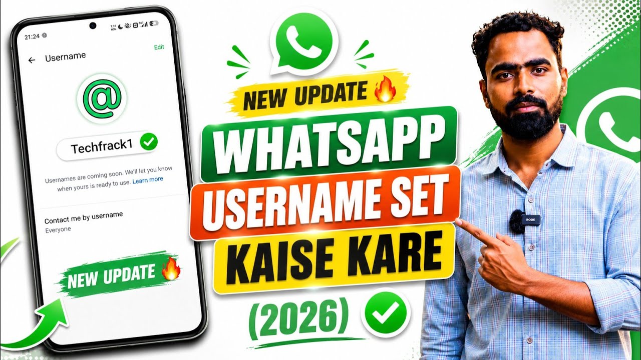 New WhatsApp update 🔥 WhatsApp mein username set kaise kare | Username on WhatsApp  2026