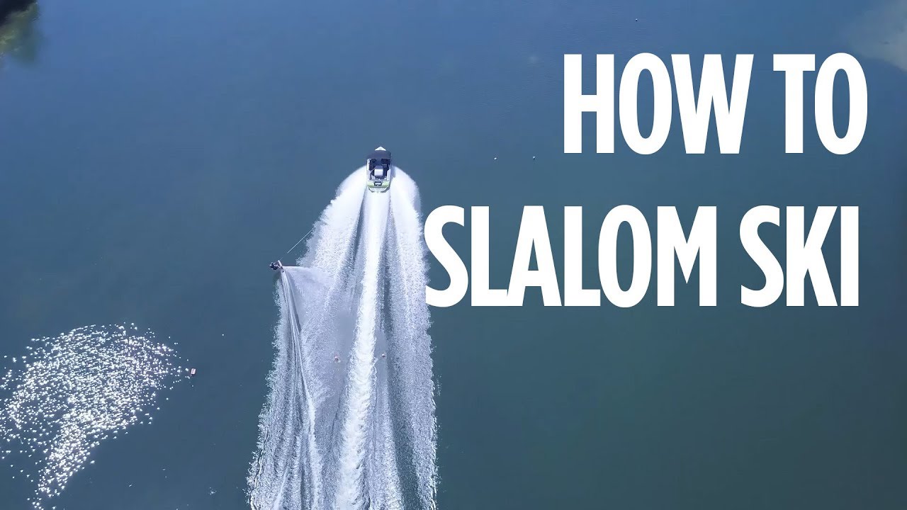 How to slalom ski